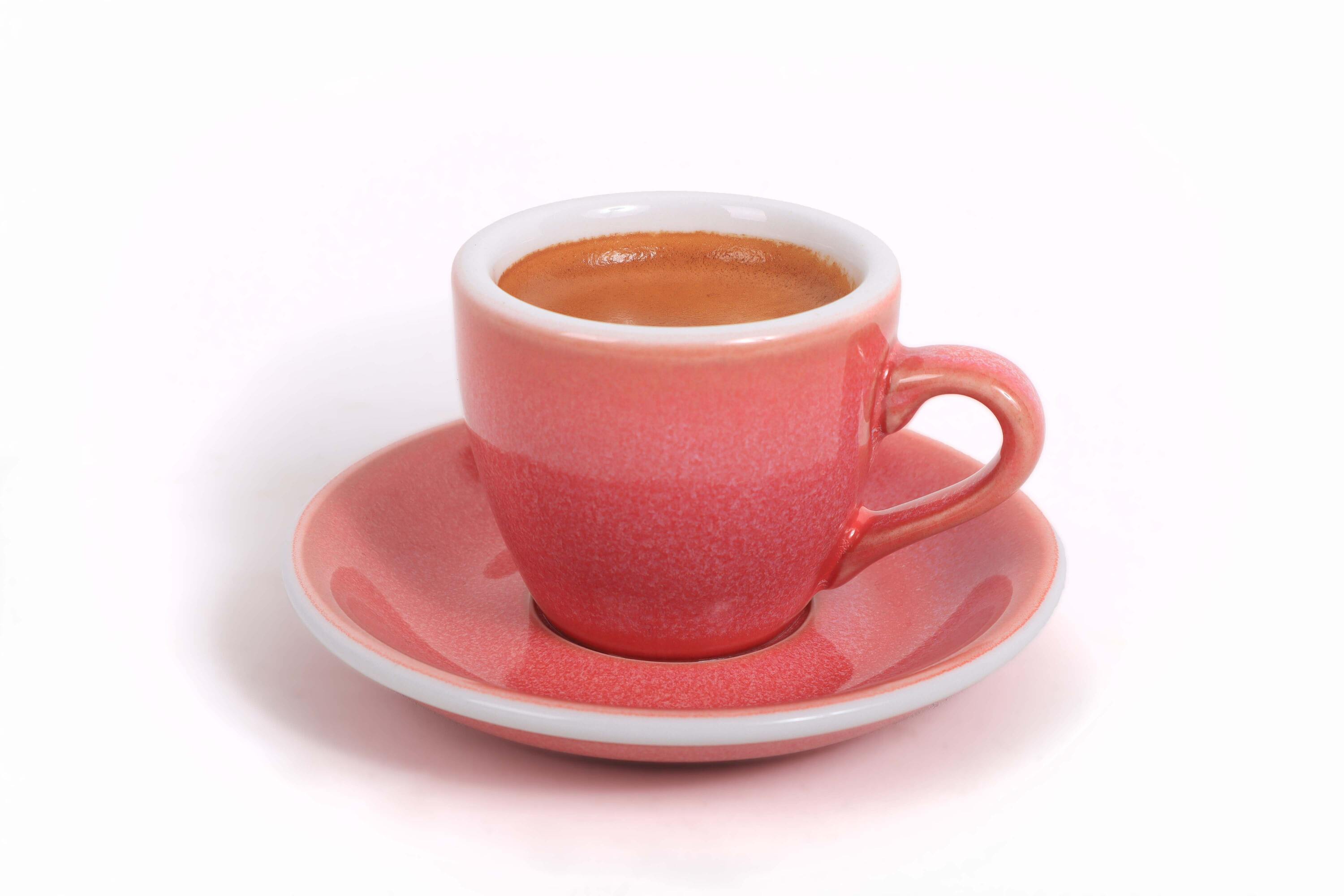 4oz. Espresso Cups Set of 4 With Matching Saucers - Premium Porcelain, 8  Piece Gift Box Demitasse Set - Red, Blue & Grey – Italian Caffè Mugs,  Turkish