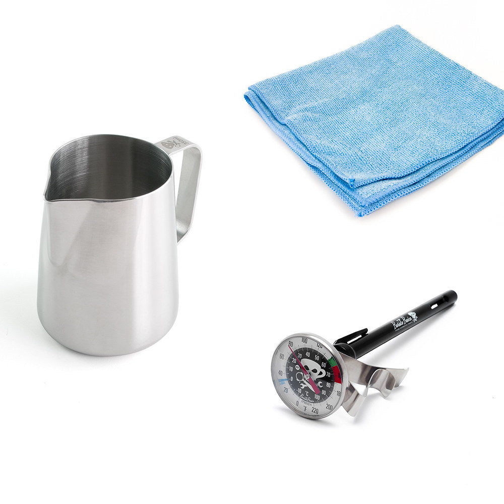 Espresso Parts EP_PITCHER32 Milk Frothing Pitcher, 32oz, Stainless Steel