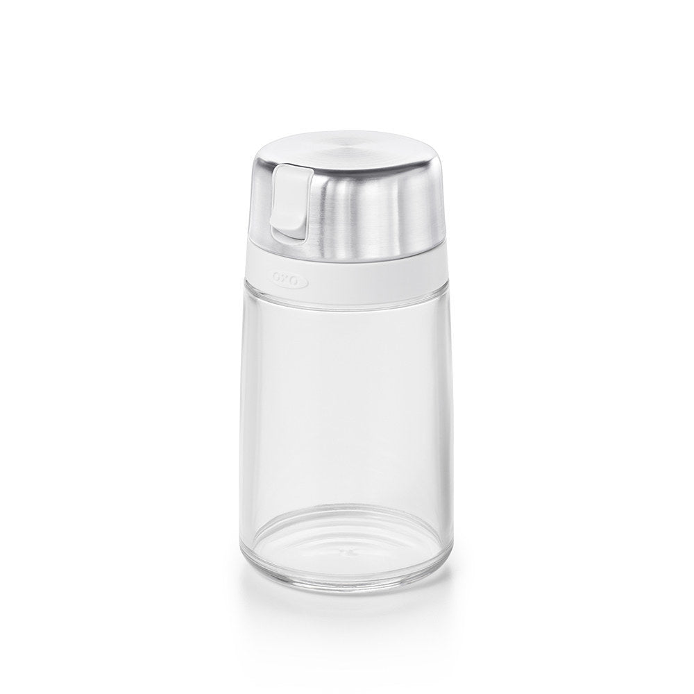 OXO Good Grips Salt Shaker with Pour Spout, Clear/Silver, Salt & Pepper