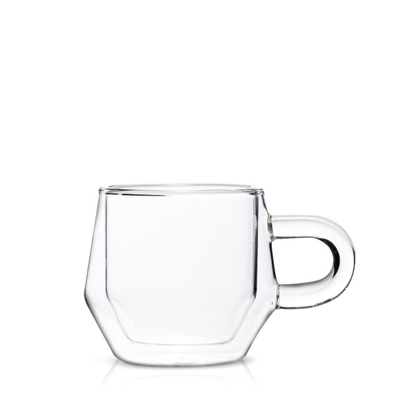 hearth 4 oz clear glass mug