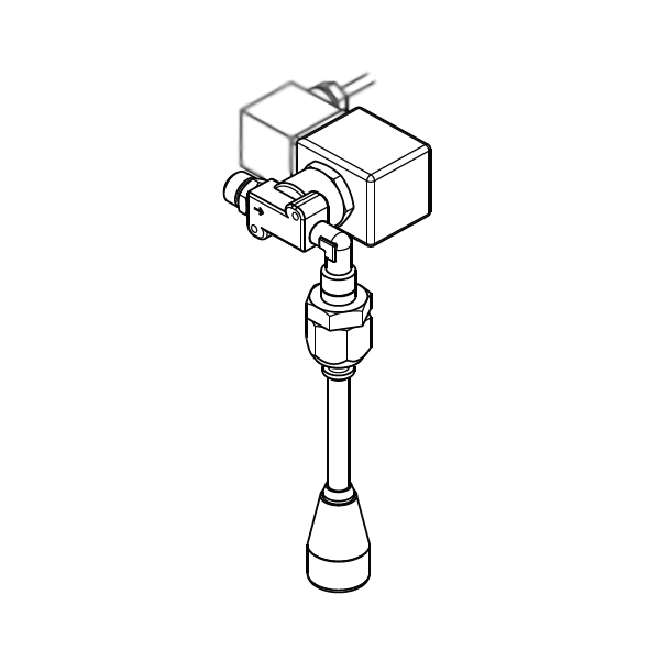 Sanremo Zoe Competition Hot Water Valve Assembly - Tall Version (Special Order Item)