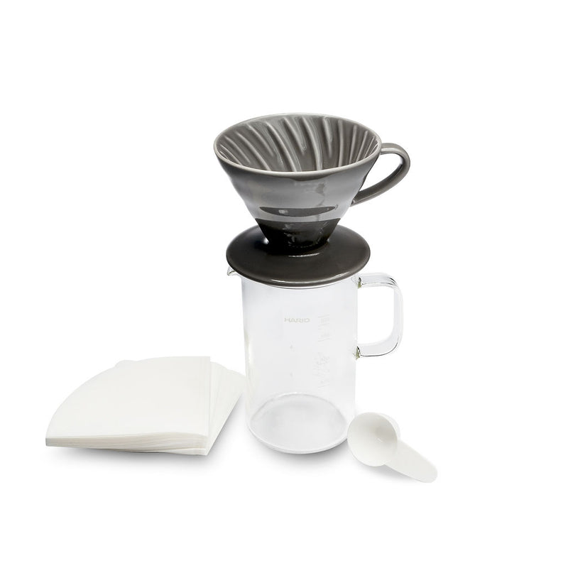 hario v60 grey beaker set