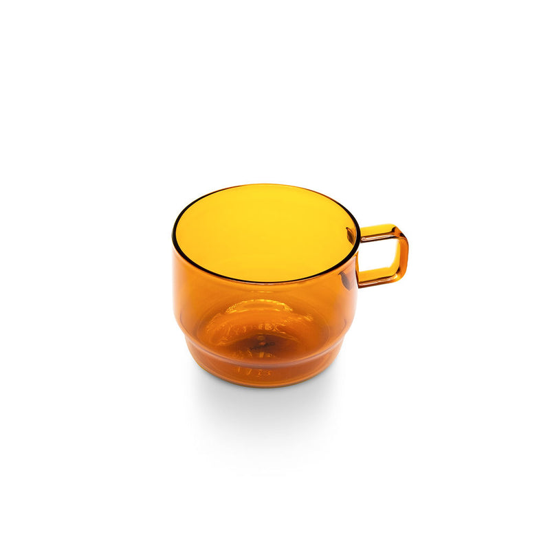 hario amber glass 10 oz  mug