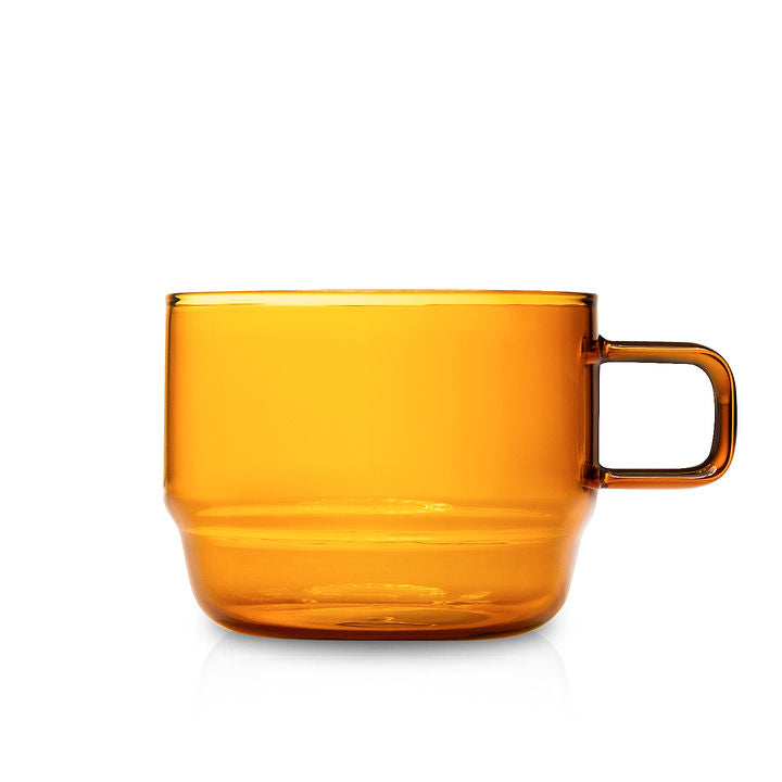 hario amber glass 10 oz  mug