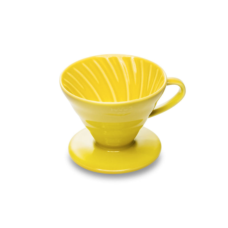 hario v60 02 yellow ceramic pour over 