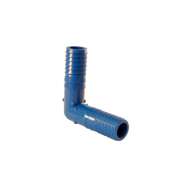 1/2" x 1/2" Barbed 90° Elbow Fitting