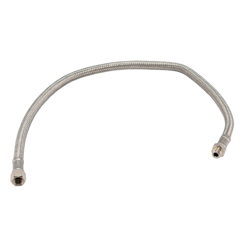 Rancilio Silvia 1/8 F x 1/8 M Stainless Supply Hose - 490 mm