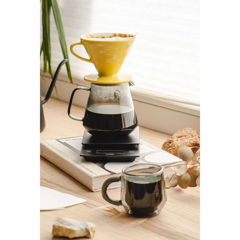 hario v60 02 yellow ceramic pour over 