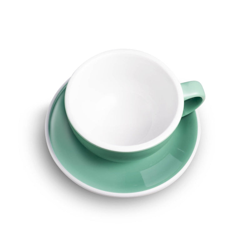 Loveramics Egg Style Cappuccino Cup & Saucer - Mint (6.7oz/200ml)