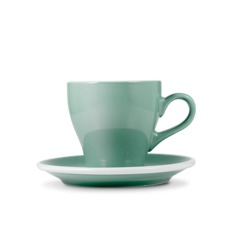 Loveramics Tulip Style Latte Cup & Saucer - Mint (9.5oz/280ml)