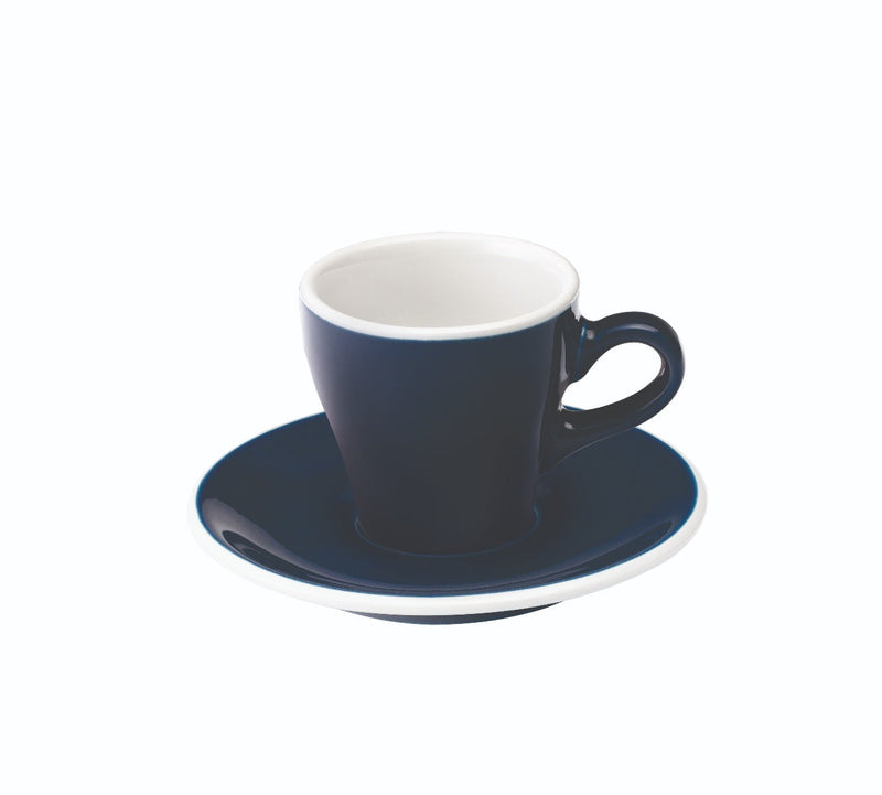 blue loveramics tulip espresso cup and saucer