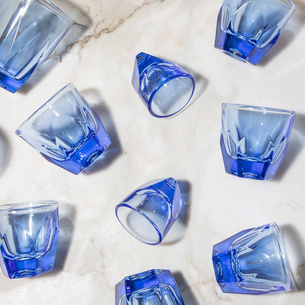 notNeutral Vero Cortado Glass (4.25oz) - Ocean Blue