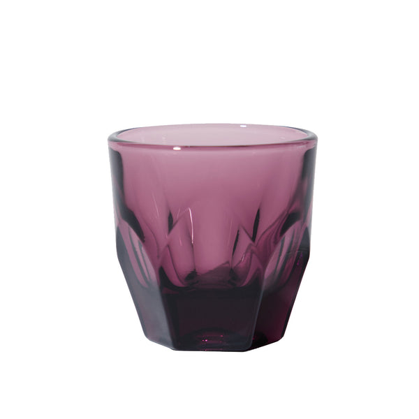 purple drinking glass