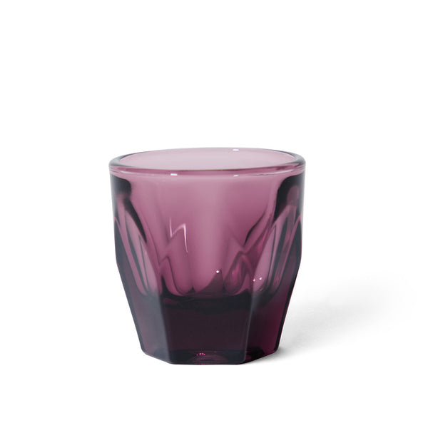 purple drinking glass