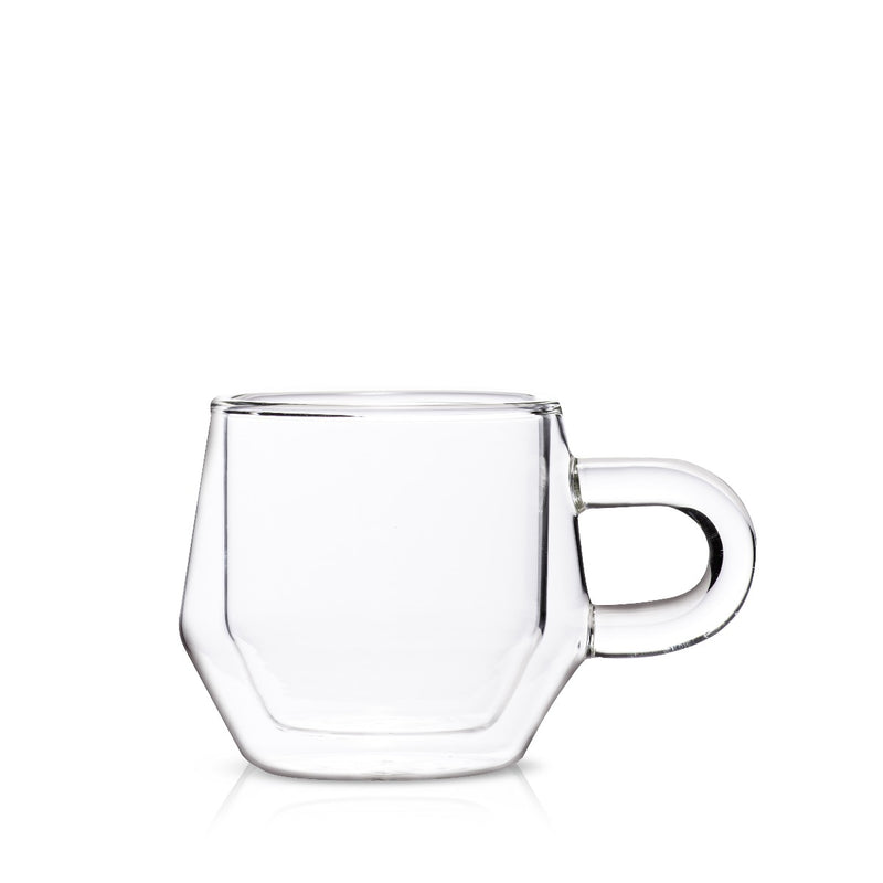 Double Wall Insulated Espresso Cups – Set of 2 4 Oz Double Walled Glass