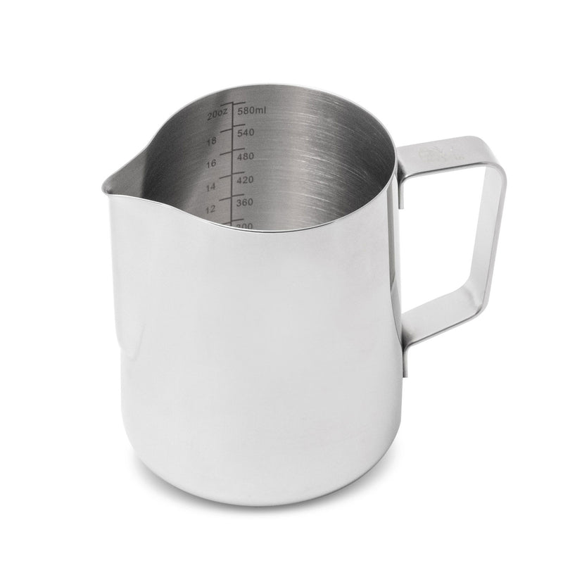 Milk Frothing Pitcher, 32oz Stainless Steel Milk Frother Cup Steaming  Pitcher, Coffee Bar Cappuccino Espresso Machine Accessories Barista Tools,  Metal