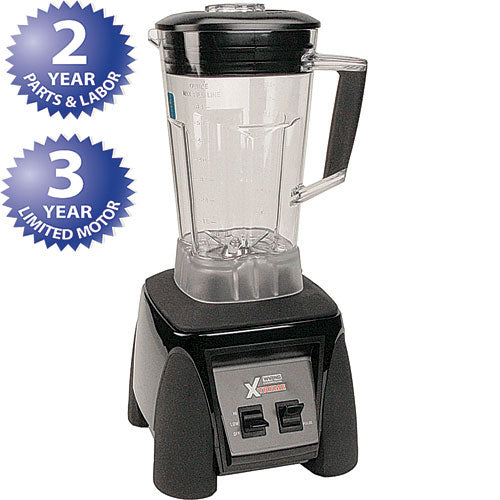 Waring MX1000XTX Xtreme 3 1 2 hp Commercial Blender with Paddle Controls and 64 oz. Copolyester Container