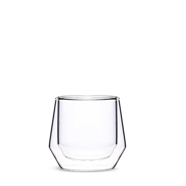 Hearth Double-Wall Glass Espresso Cup (2.5oz/75ml) - Clear, Set of 2