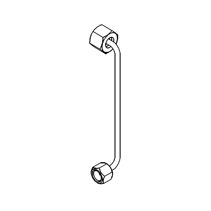 Victoria Arduino Athena Boiler to Pressure Gauge Pipe (Special Order Item)