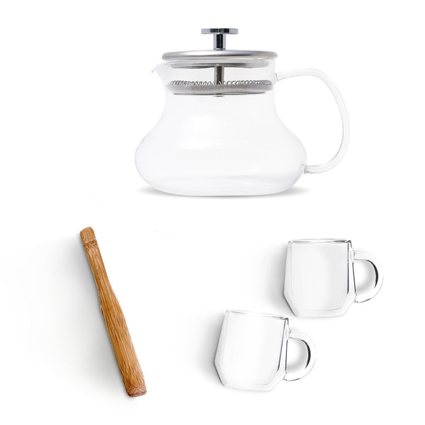 Yama Glass 2 Cup Coffee/Tea French Press (8oz)