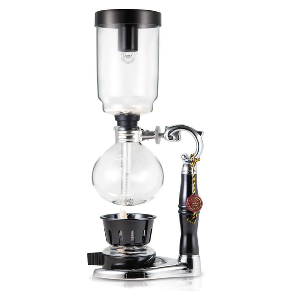 Glass Vacuum Siphon Coffee Maker 5 Cups 20-Ounce with Alcohol Burner