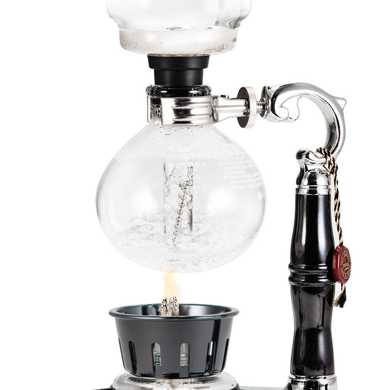  Yama Glass 8-Cup Stovetop Siphon Coffee Maker, 24 Oz Vacuum  Brew, Heat-Resistant Borosilicate Glass: French Presses: Home & Kitchen