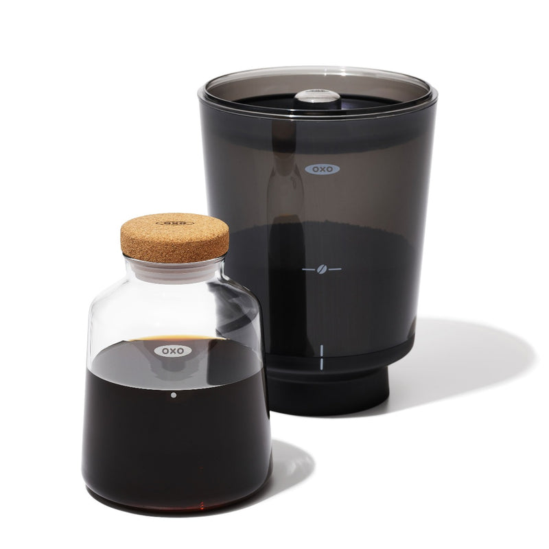  OXO Brew Compact Cold Brew Coffee Maker & Good Grips Cold Brew  Coffee Maker Replacement Paper Filters, Brown, 50 Per Box : Home & Kitchen