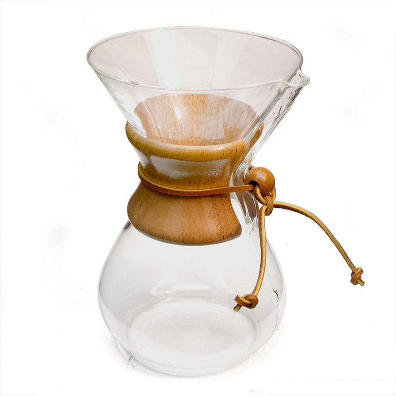 Chemex 8-Cup Glass Pour-Over Coffee Maker with Natural Wood Collar +  Reviews
