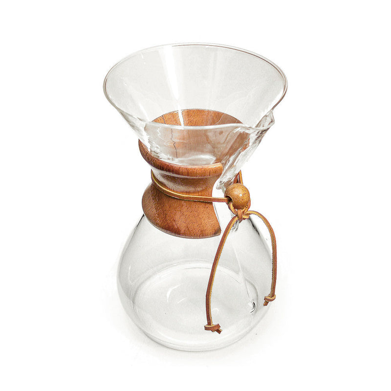 Chemex Glass Pour-over Coffee Maker | 6 Cup or 8 Cup
