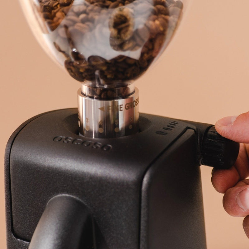 i-mini Flat Burr Coffee Grinder, 54MM (Black) – AscasoUSA