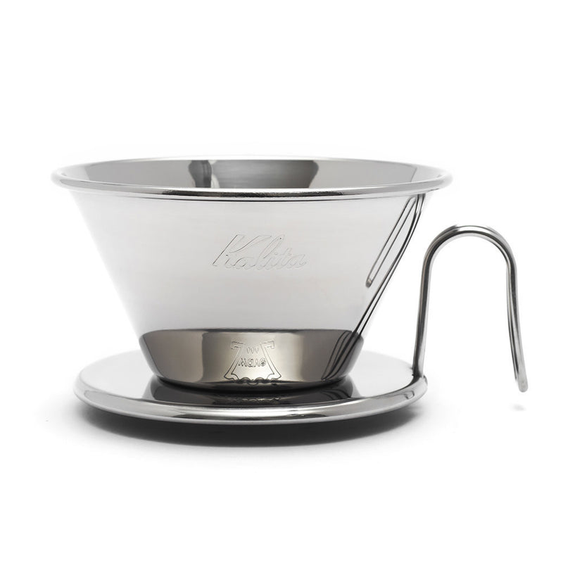 Kalita Wave Tsubame Stainless Steel Coffee Dripper 185