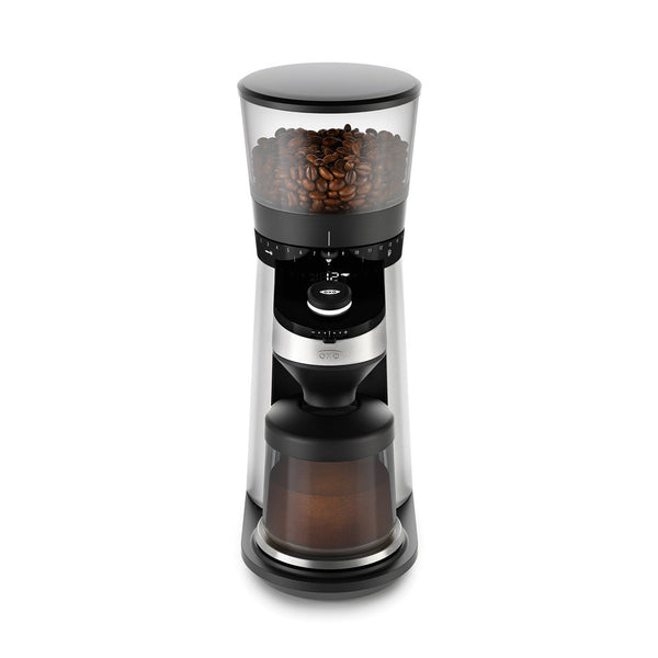  OXO Brew Conical Burr Coffee Grinder, Silver & OXO Good Grips  Coffee Maker Replacement Paper, Brown, Per Box, 50 CT, Cold Brew Filters,  Count & OXO Good Grips 32 Ounce Cold