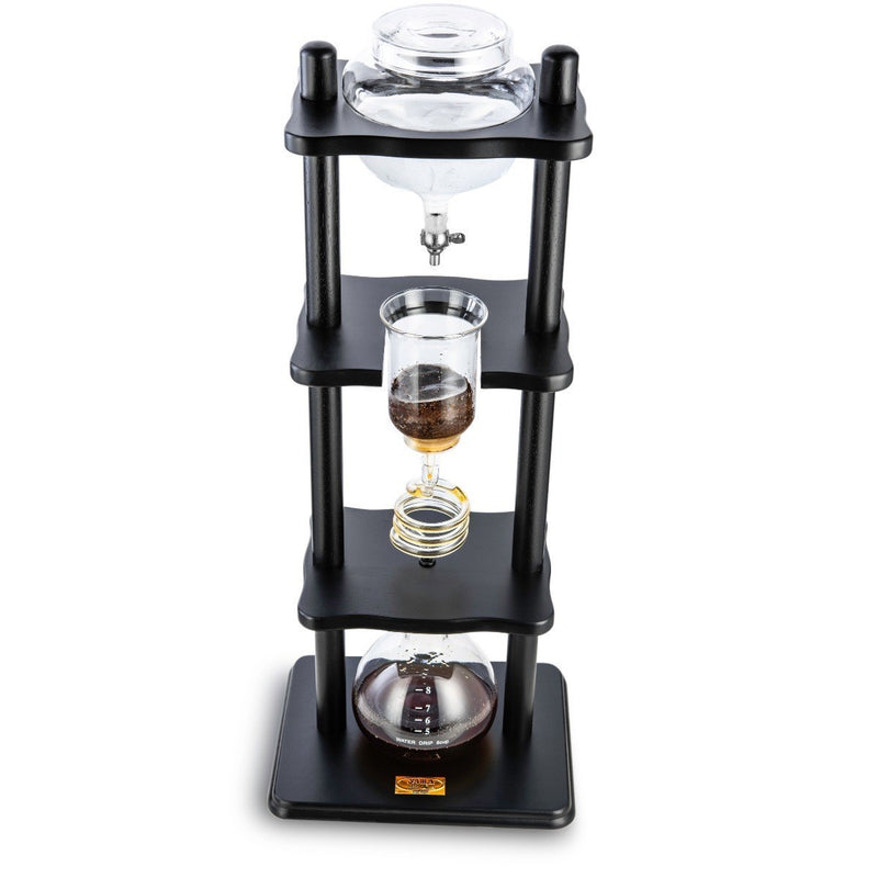 White Cold Brew Drip Tower Iced Coffee Maker 25 Cups Glass Drip Coffee  Machine