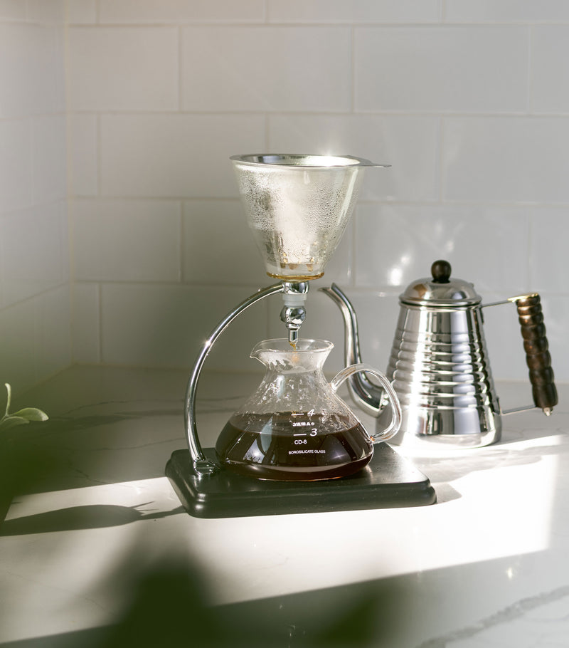Wood Filter Coffee Machine 400ml Reusable Manual Coffee Maker Set American  Home Use Latte Coffee Tool Hand coffee maker set